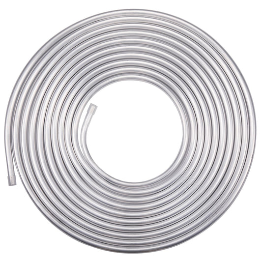 Podavelle 1/2 OD Aluminum Hard Fuel Line Hardline Tube Tubing Coil 25 Feet Roll